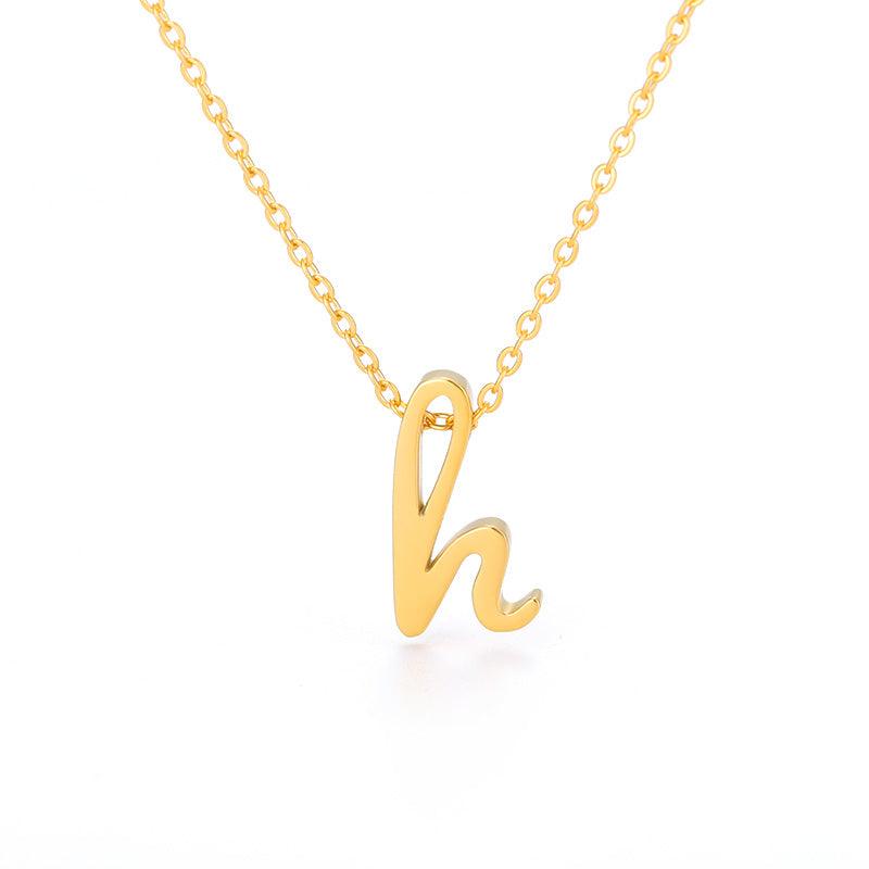 Petite Letter Necklace - Zodiaque Jewellery