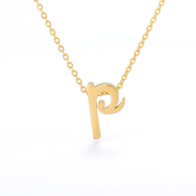 Petite Letter Necklace - Zodiaque Jewellery