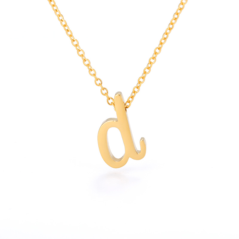 Petite Letter Necklace - Zodiaque Jewellery