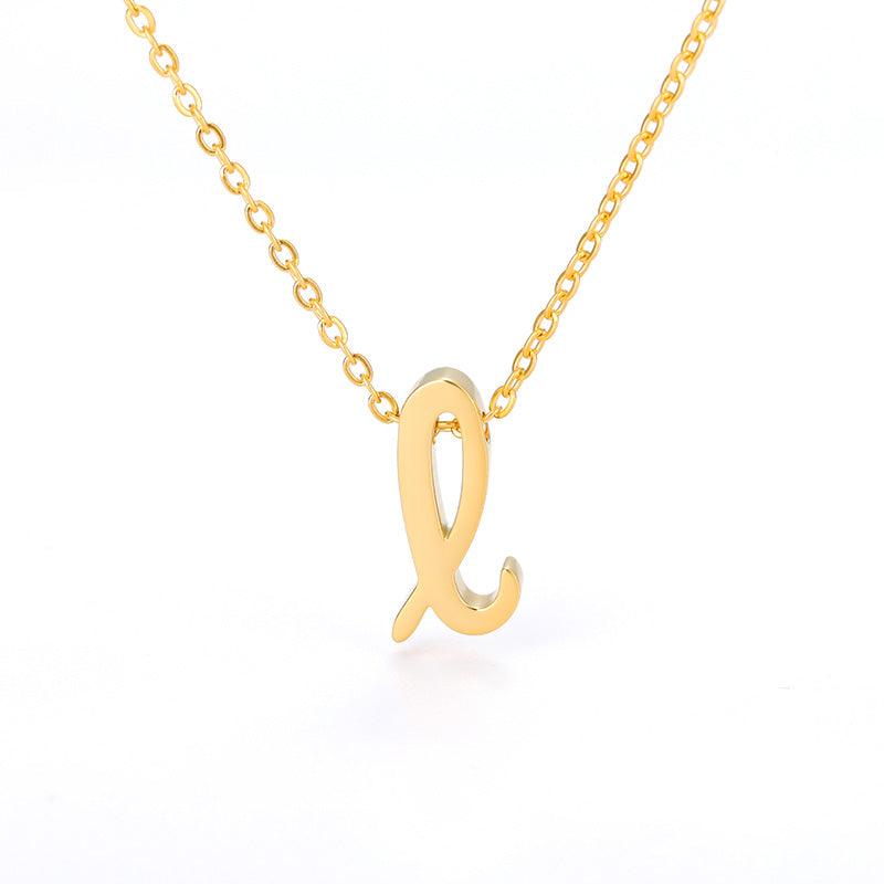 Petite Letter Necklace - Zodiaque Jewellery