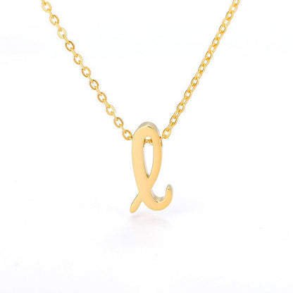 Petite Letter Necklace - Zodiaque Jewellery