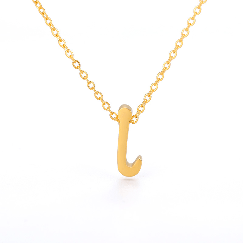 Petite Letter Necklace - Zodiaque Jewellery