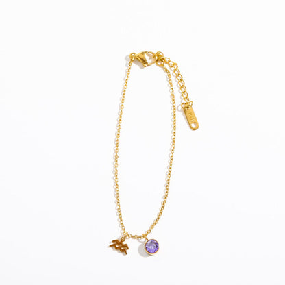 Zodiac Birthstone Bracelet - Zodiaque Jewellery