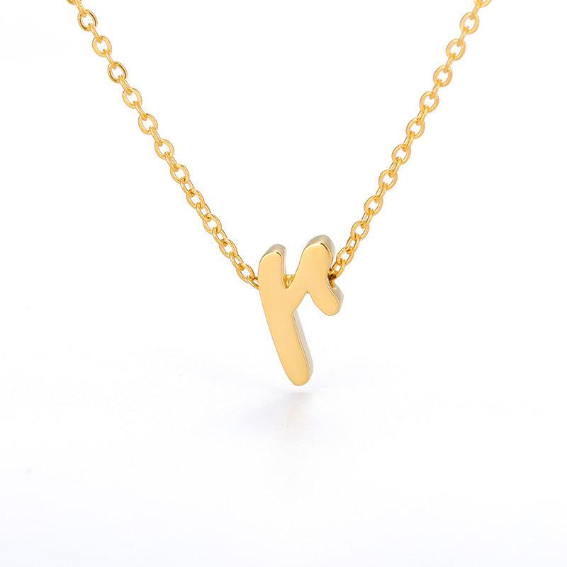 Petite Letter Necklace - Zodiaque Jewellery