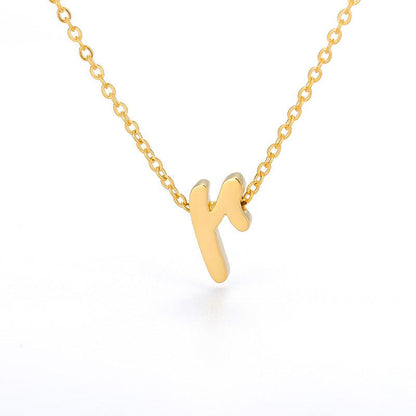 Petite Letter Necklace - Zodiaque Jewellery