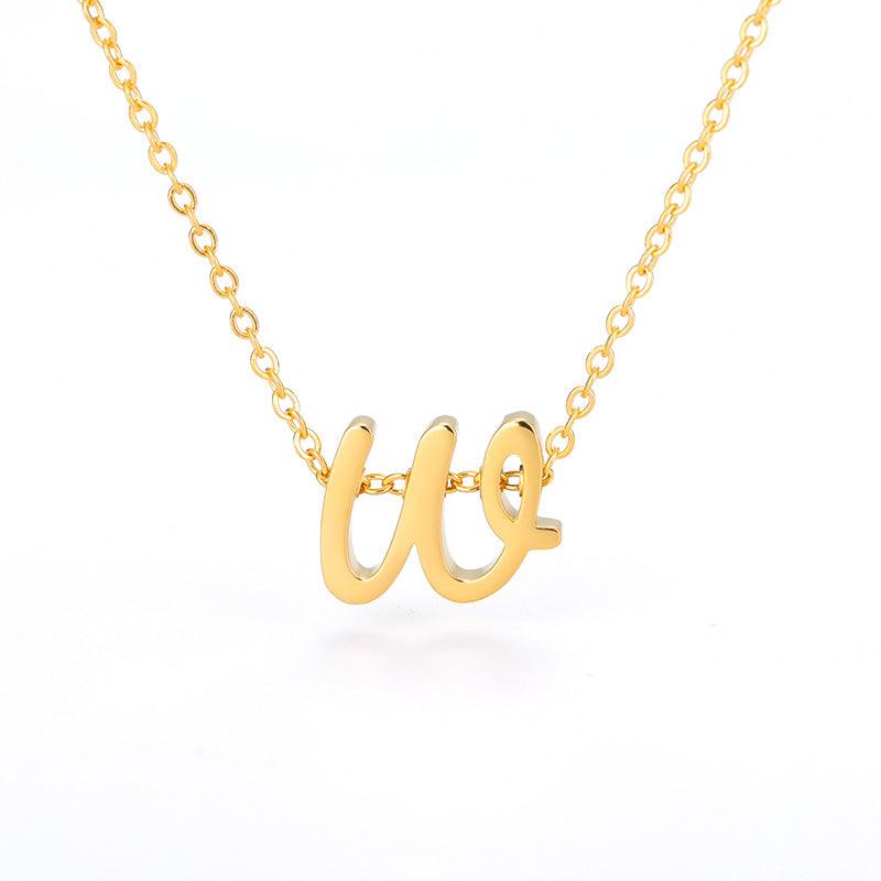 Petite Letter Necklace - Zodiaque Jewellery