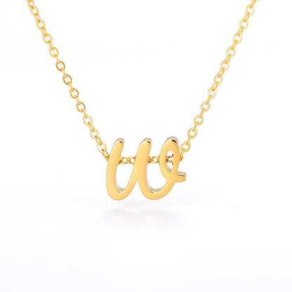 Petite Letter Necklace - Zodiaque Jewellery