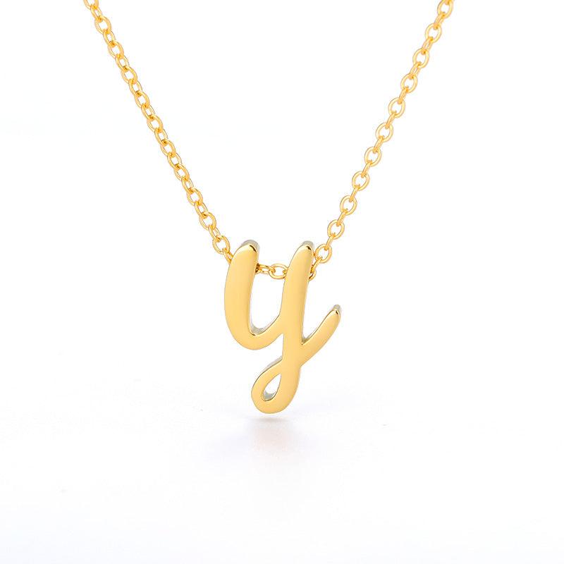 Petite Letter Necklace - Zodiaque Jewellery