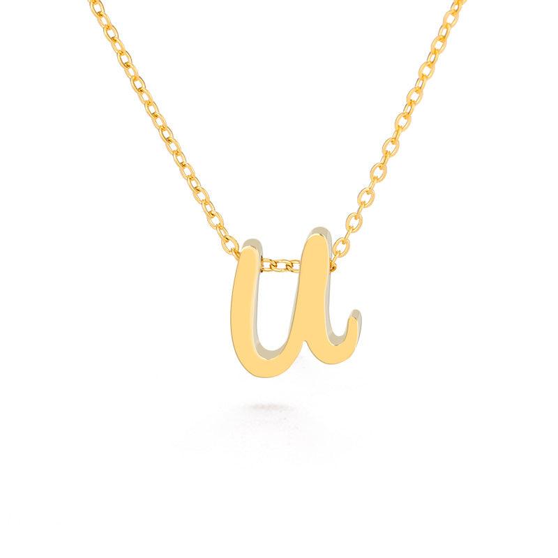 Petite Letter Necklace - Zodiaque Jewellery