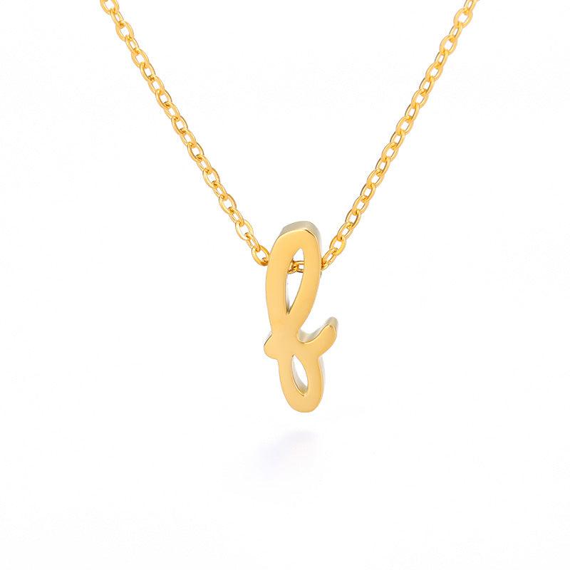 Petite Letter Necklace - Zodiaque Jewellery