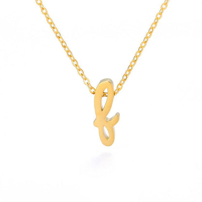 Petite Letter Necklace - Zodiaque Jewellery