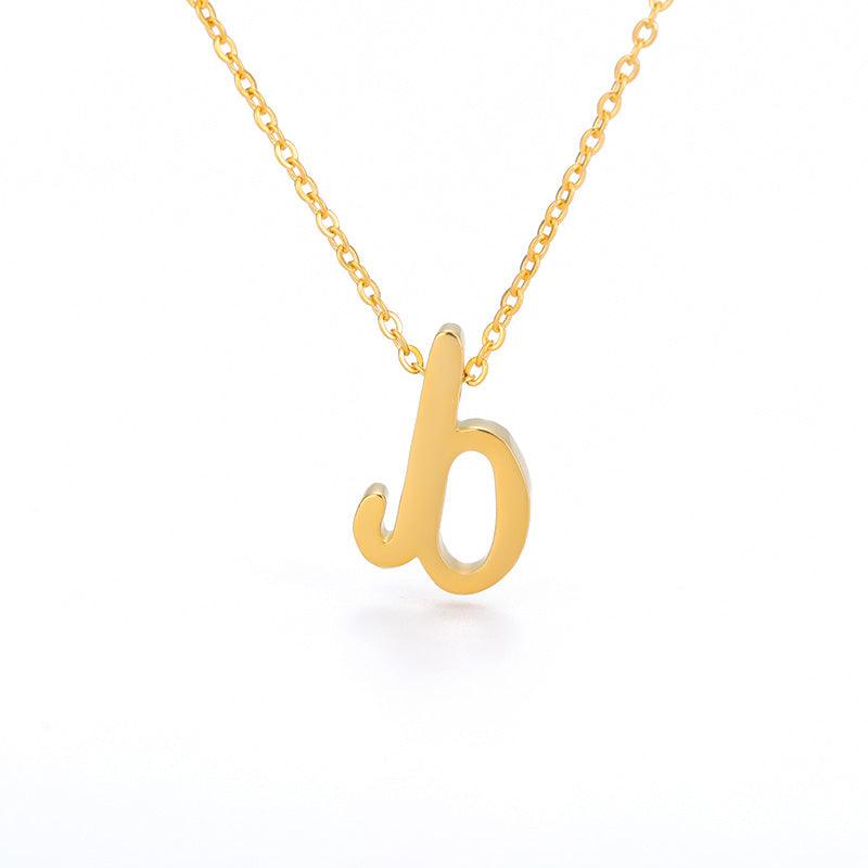 Petite Letter Necklace - Zodiaque Jewellery