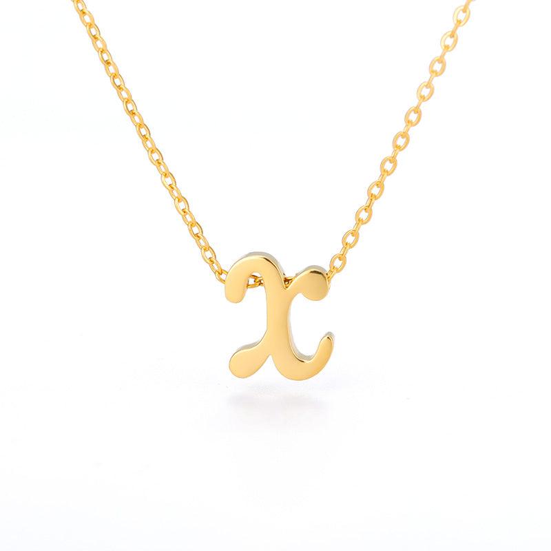 Petite Letter Necklace - Zodiaque Jewellery