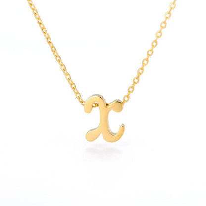 Petite Letter Necklace - Zodiaque Jewellery