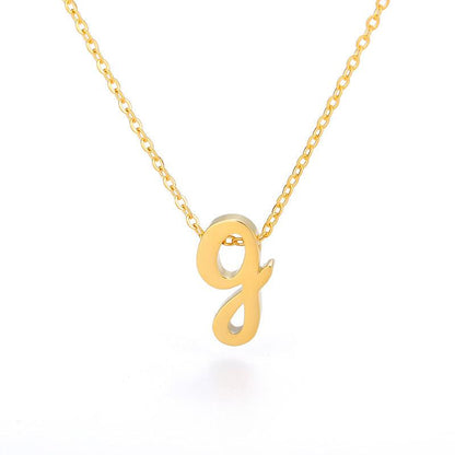 Petite Letter Necklace - Zodiaque Jewellery