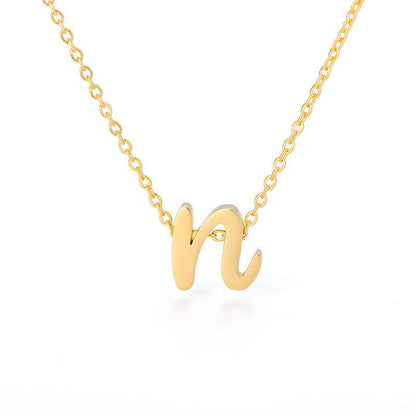 Petite Letter Necklace - Zodiaque Jewellery