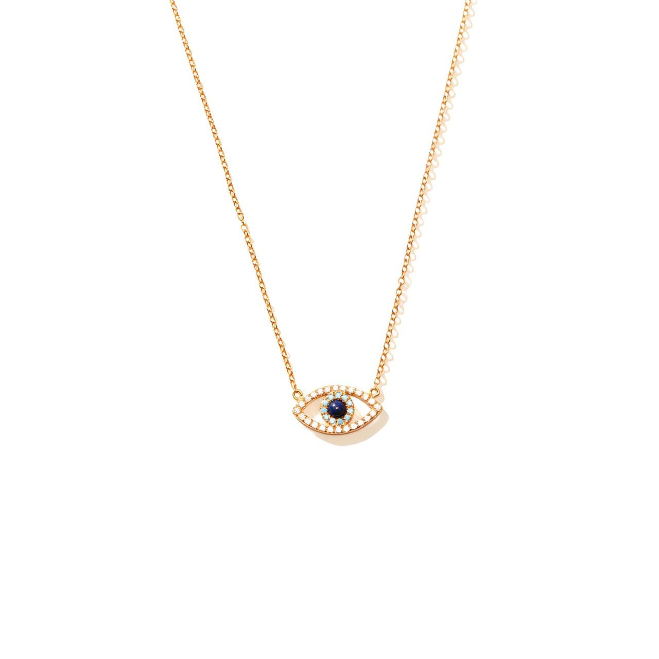 Crystal Eye Necklace - Zodiaque Jewellery