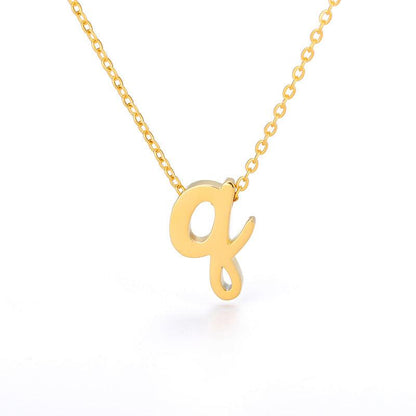 Petite Letter Necklace - Zodiaque Jewellery