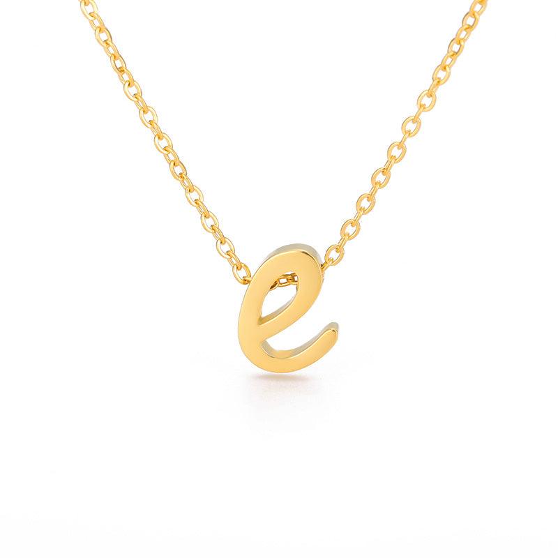 Petite Letter Necklace - Zodiaque Jewellery