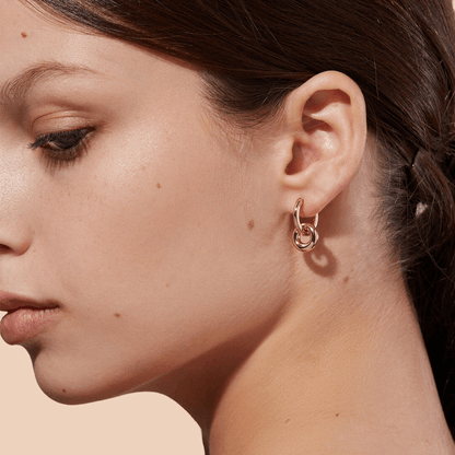 Double Hoop Earrings - Zodiaque Jewellery