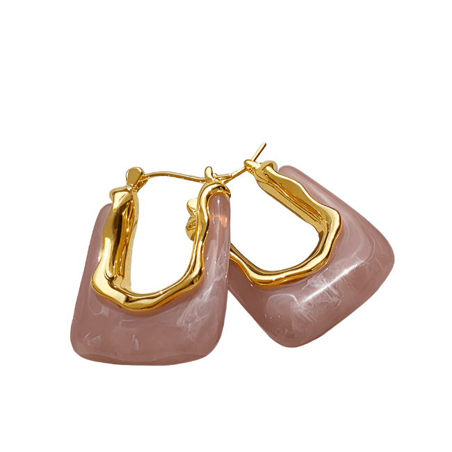 Retro Hoop Earrings - Zodiaque Jewellery